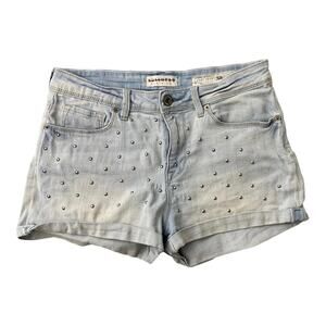 Bullhead Jean Shorts High Rise With Studs Size 7